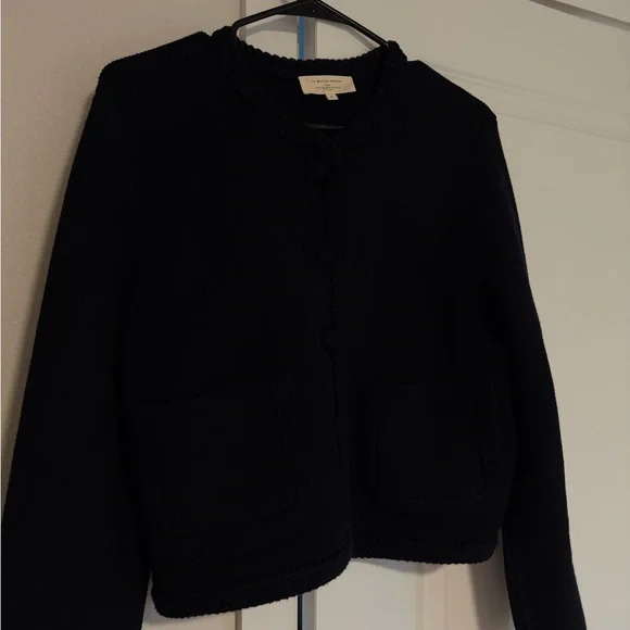 Sezane Navy Blue Women's Sweater - Picture 4 of 4